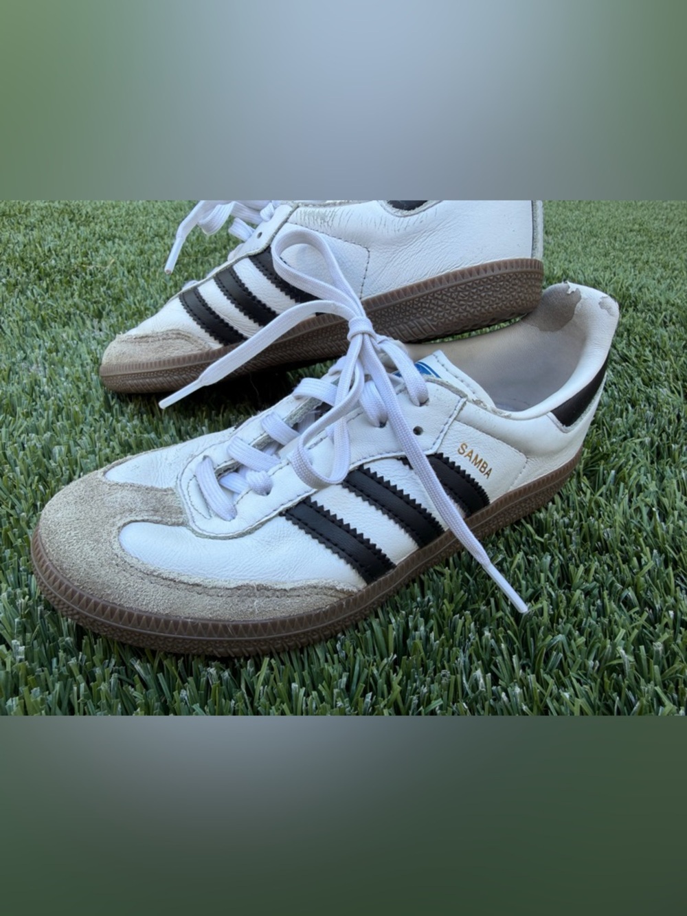 adidas Samba kids Classic White Black Sneakers 1 - Picture 3 of 10